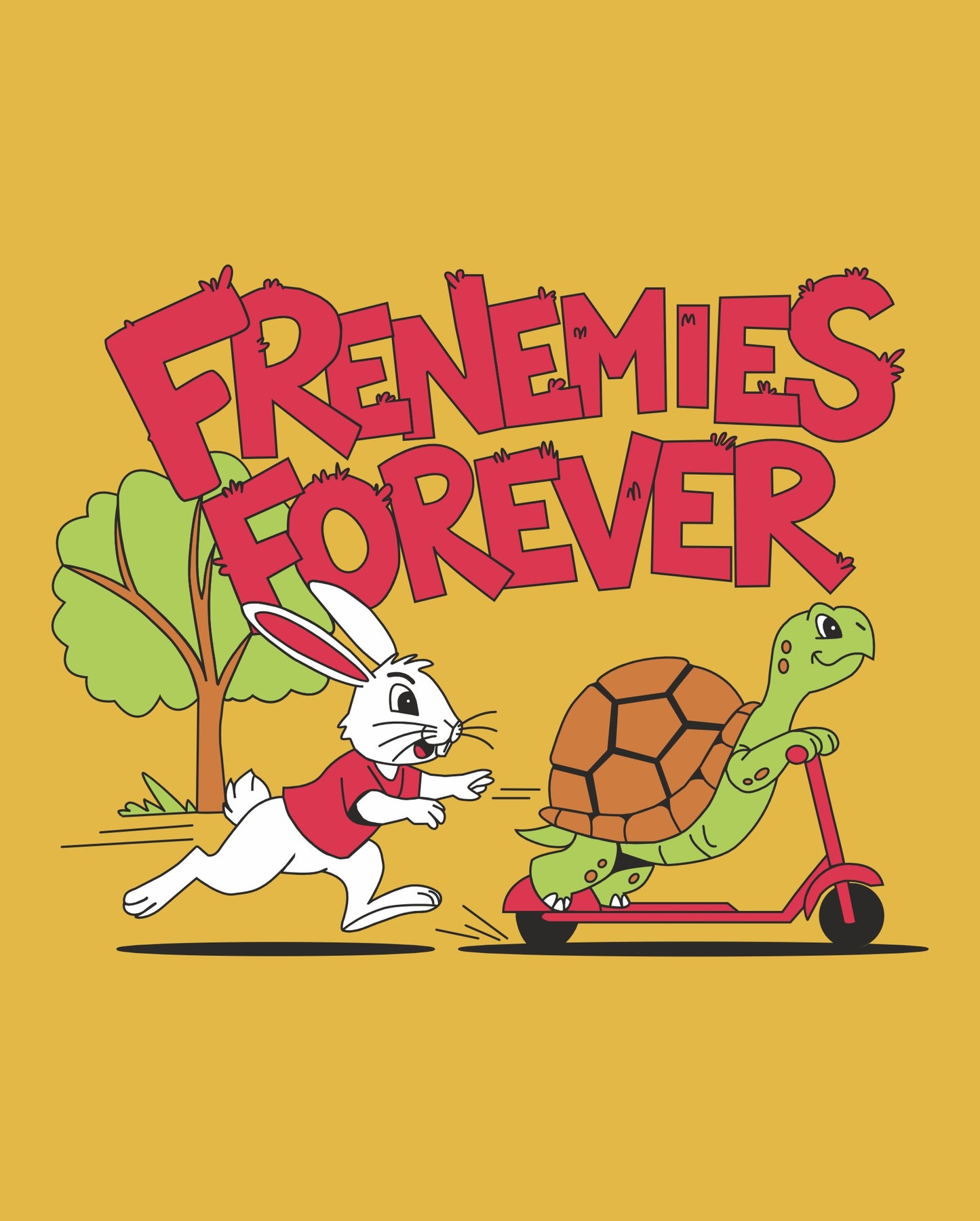Frenemies Forever - Yellow - Unisex Kids T-shirt
