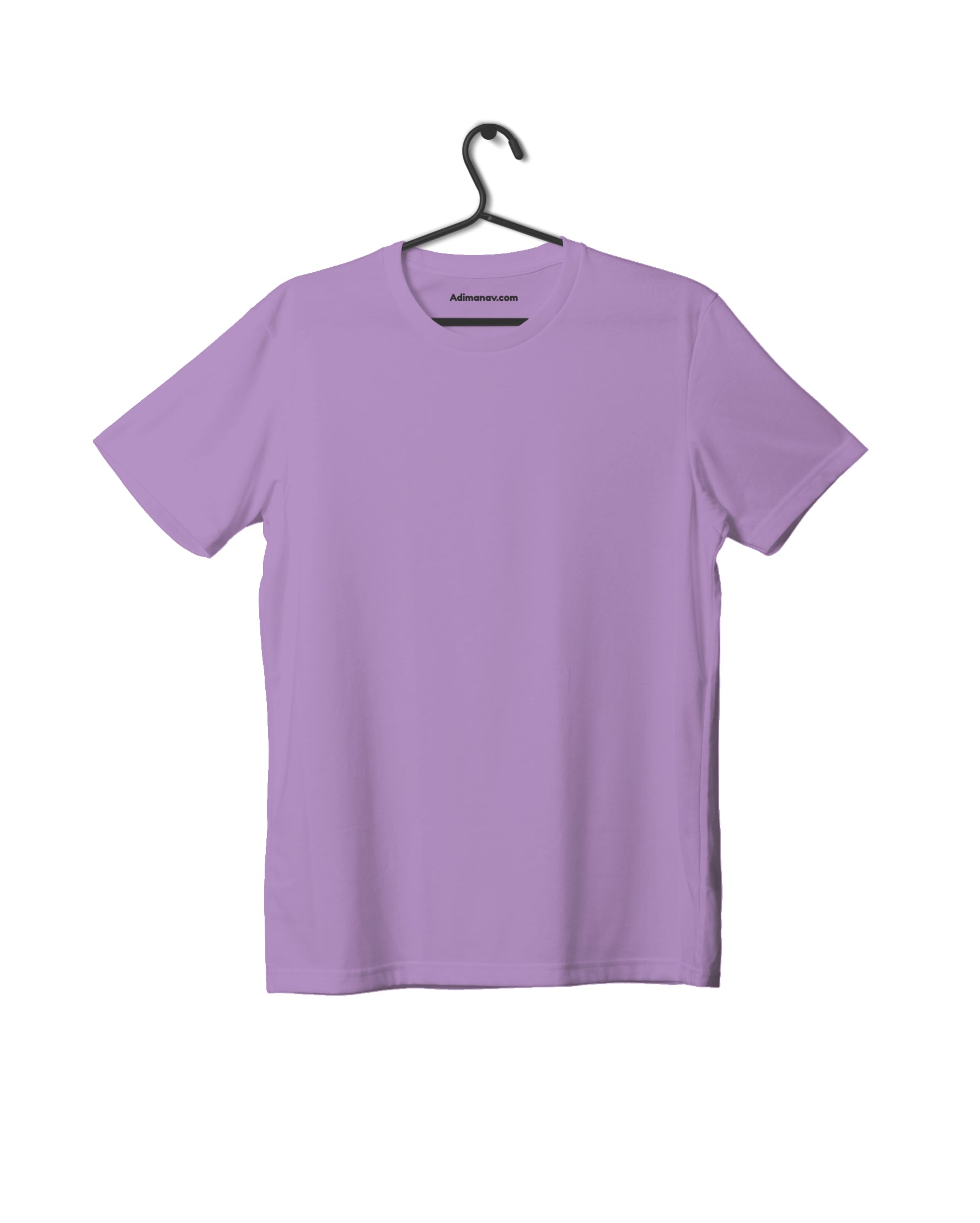 Purple Half Sleeve Plain Kids T-Shirt - Main Image