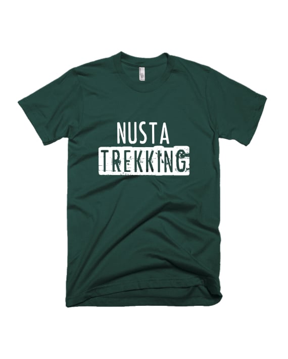 Nusta Trekking - Bottle Green - Unisex Adults T-Shirt