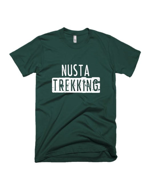 Nusta Trekking - Bottle Green - Unisex Adults T-Shirt