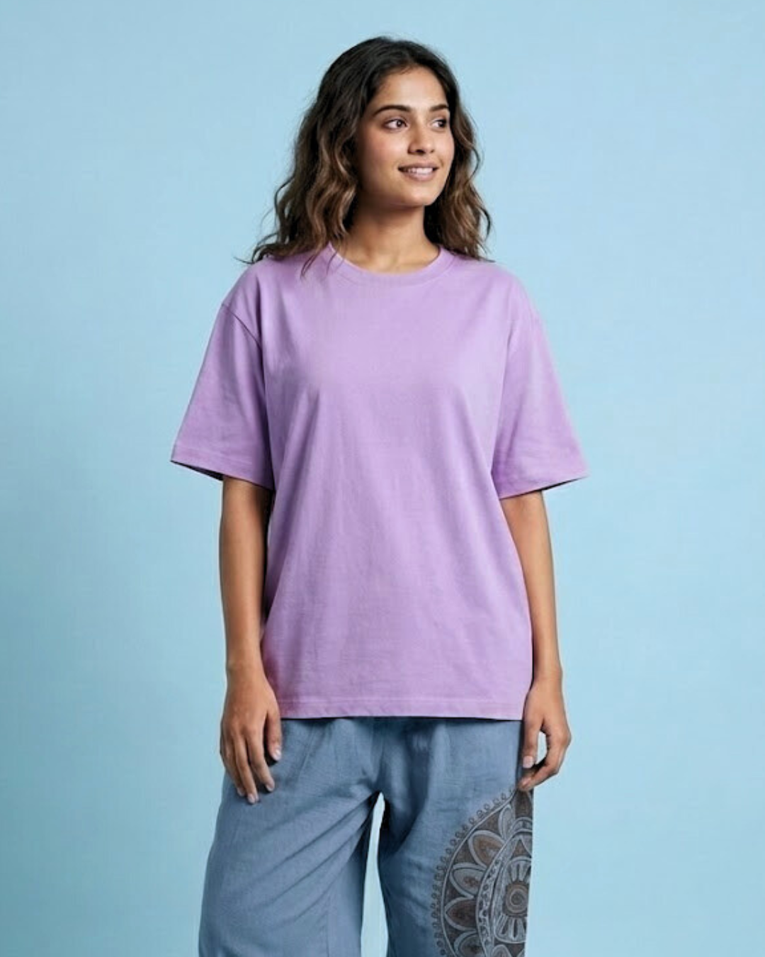 Opera Mauve - Unisex Oversized Adults T-shirt – Adimanav Studios