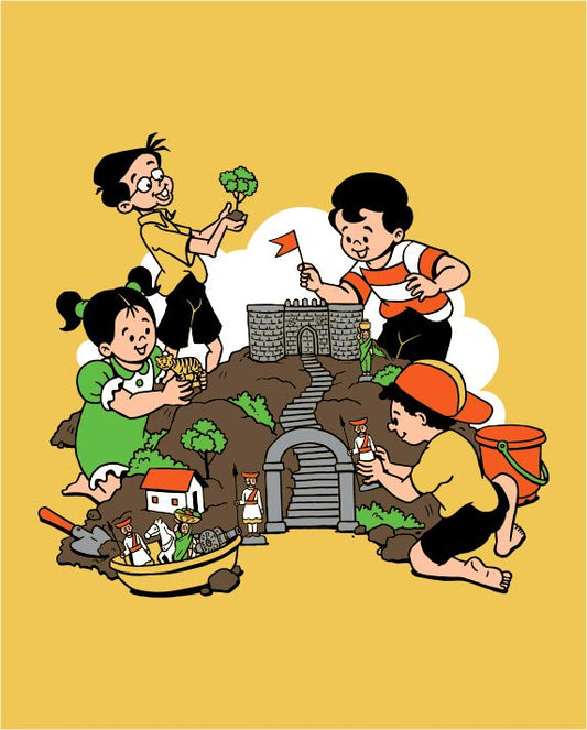 Killa Diwali - Yellow - Chintoo - Unisex Kids T-shirt