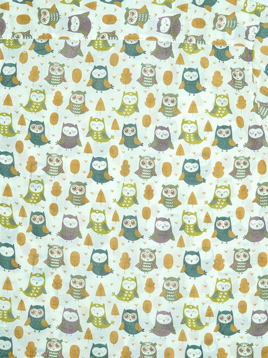 Owls Warm - Sanganeri Print – Men’s Pure Cotton Regular Shirt