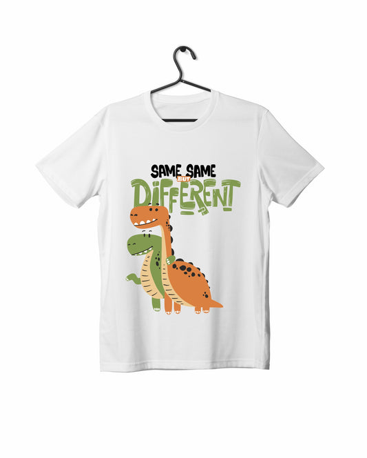 Same Different - White - Unisex Kids T-shirt