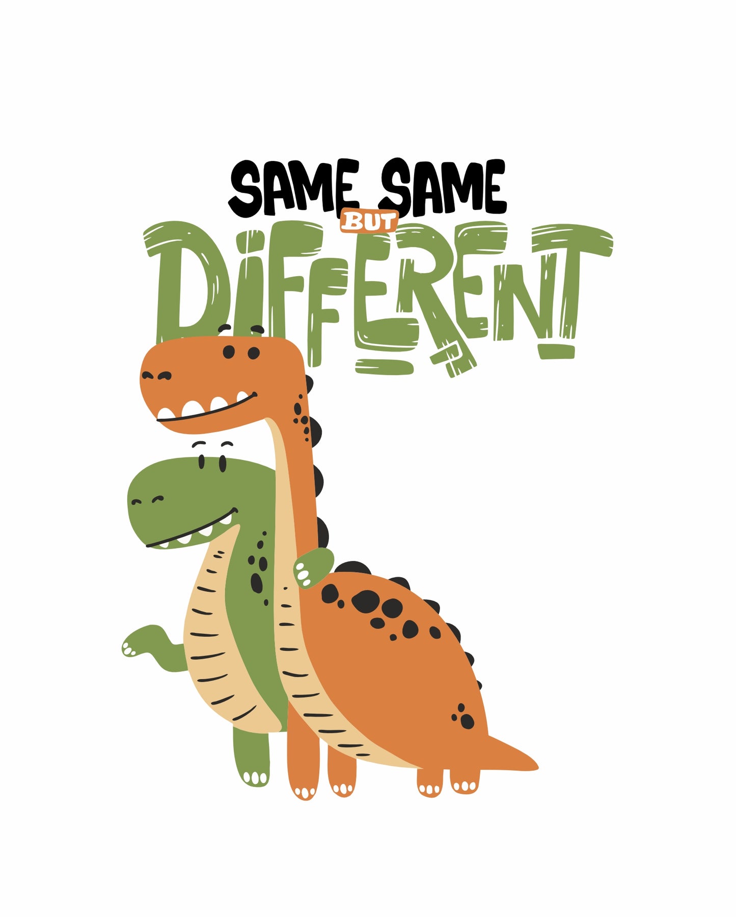 Same Different - White - Unisex Kids T-shirt