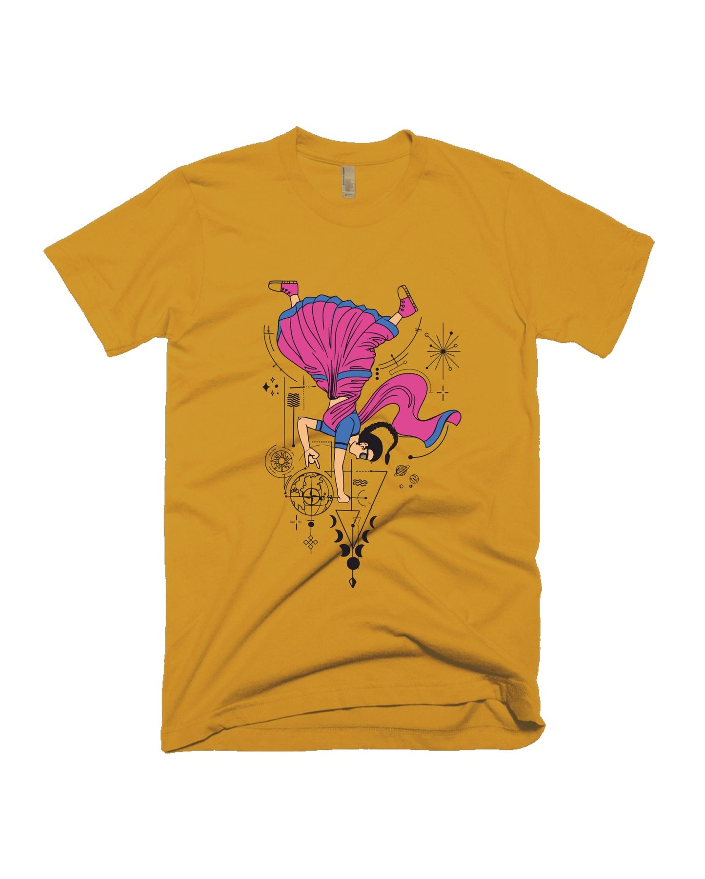 Somersault - Yellow - Unisex Adults T-shirt