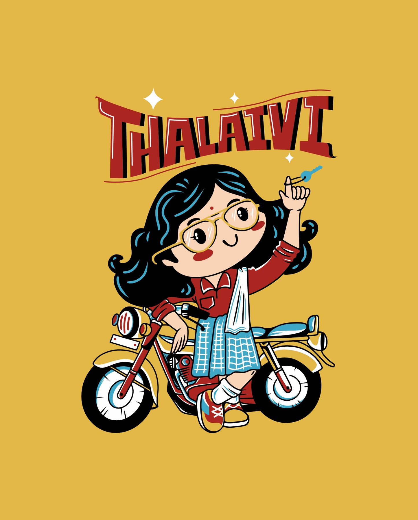 Thalaivi - Yellow - Unisex Kids T-shirt