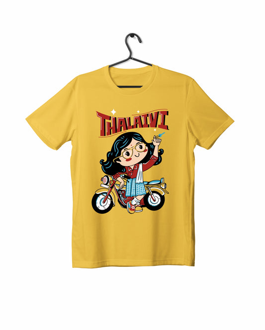 Thalaivi - Yellow - Unisex Kids T-shirt
