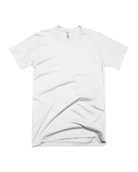 White Half Sleeve Plain T-Shirt