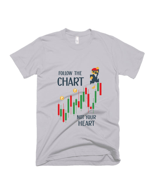 Follow The Chart - Cement Gray - Unisex Adults T-shirt