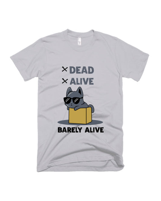 Barely Alive - Cement Gray - Unisex Adults T-shirt