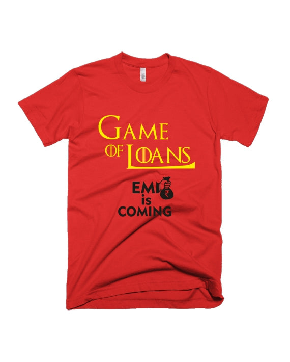 Game of Loans - Red - Unisex Adults T-shirt