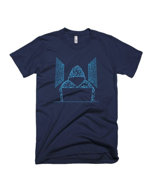 Dark Coder - Navy Blue - Unisex Adults T-shirt