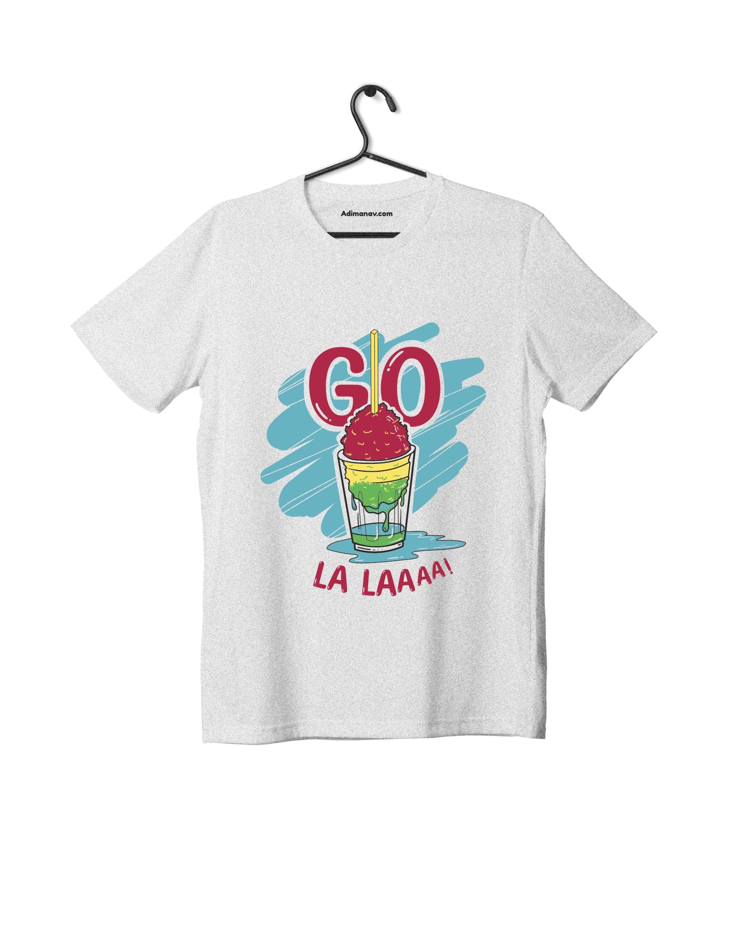 Golaaa - White Melange - Unisex Kids T-shirt