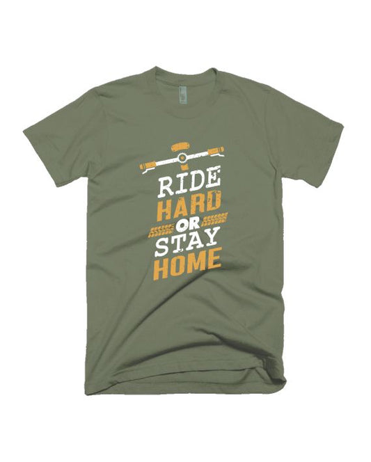 Ride Hard - Military Green - Unisex Adults T-shirt
