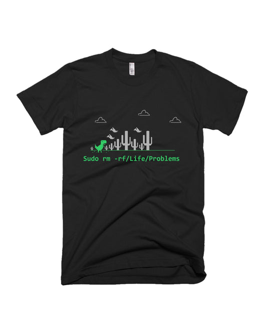 Sudo rm rf - Black - Unisex Adults T-shirt