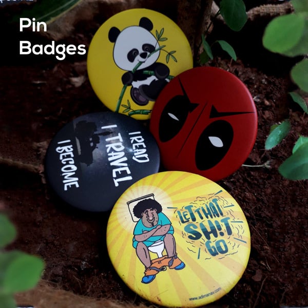 Pin+Magnet Badges