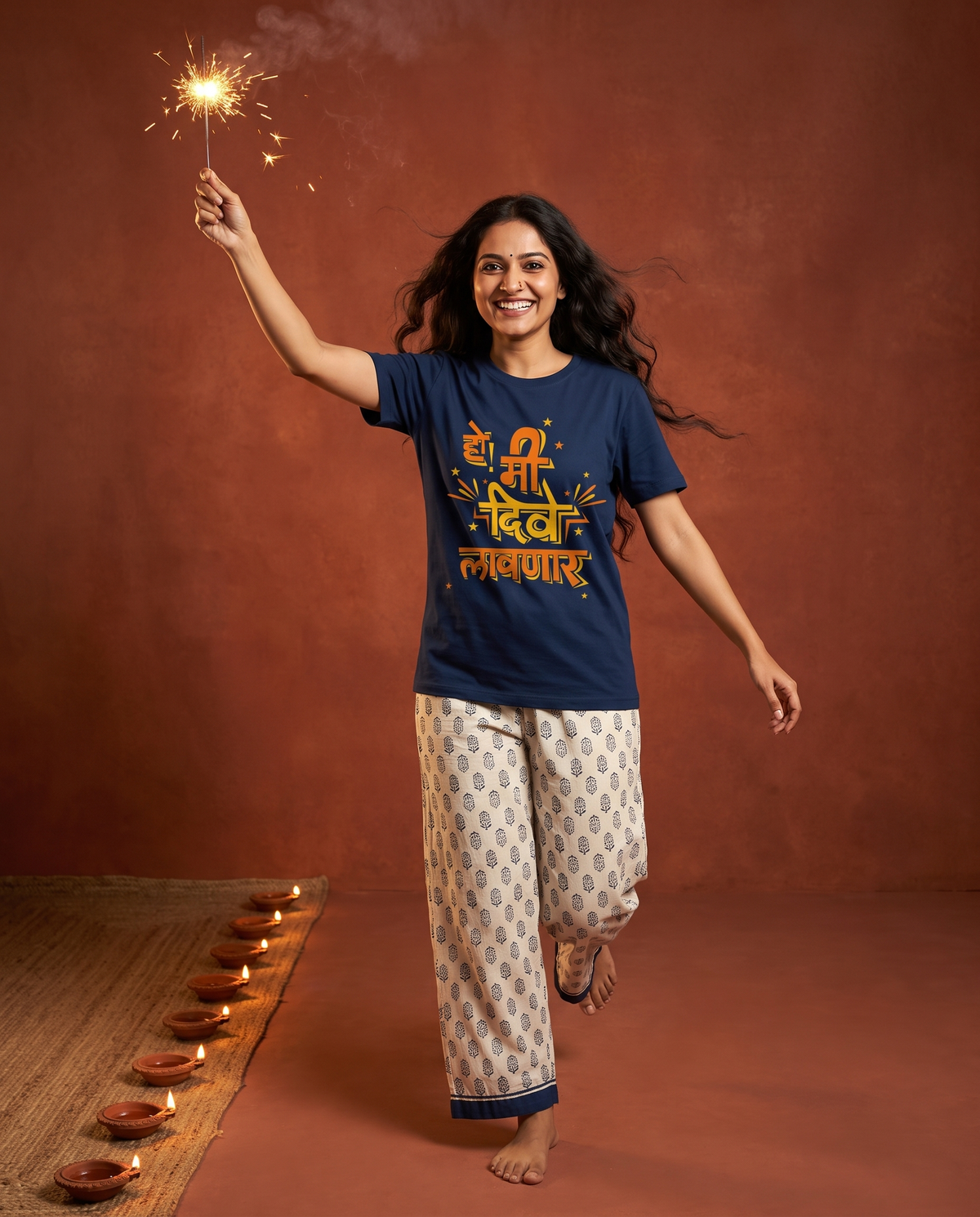 Me Dive Lavnar - Navy Blue - Unisex Adults T-shirt