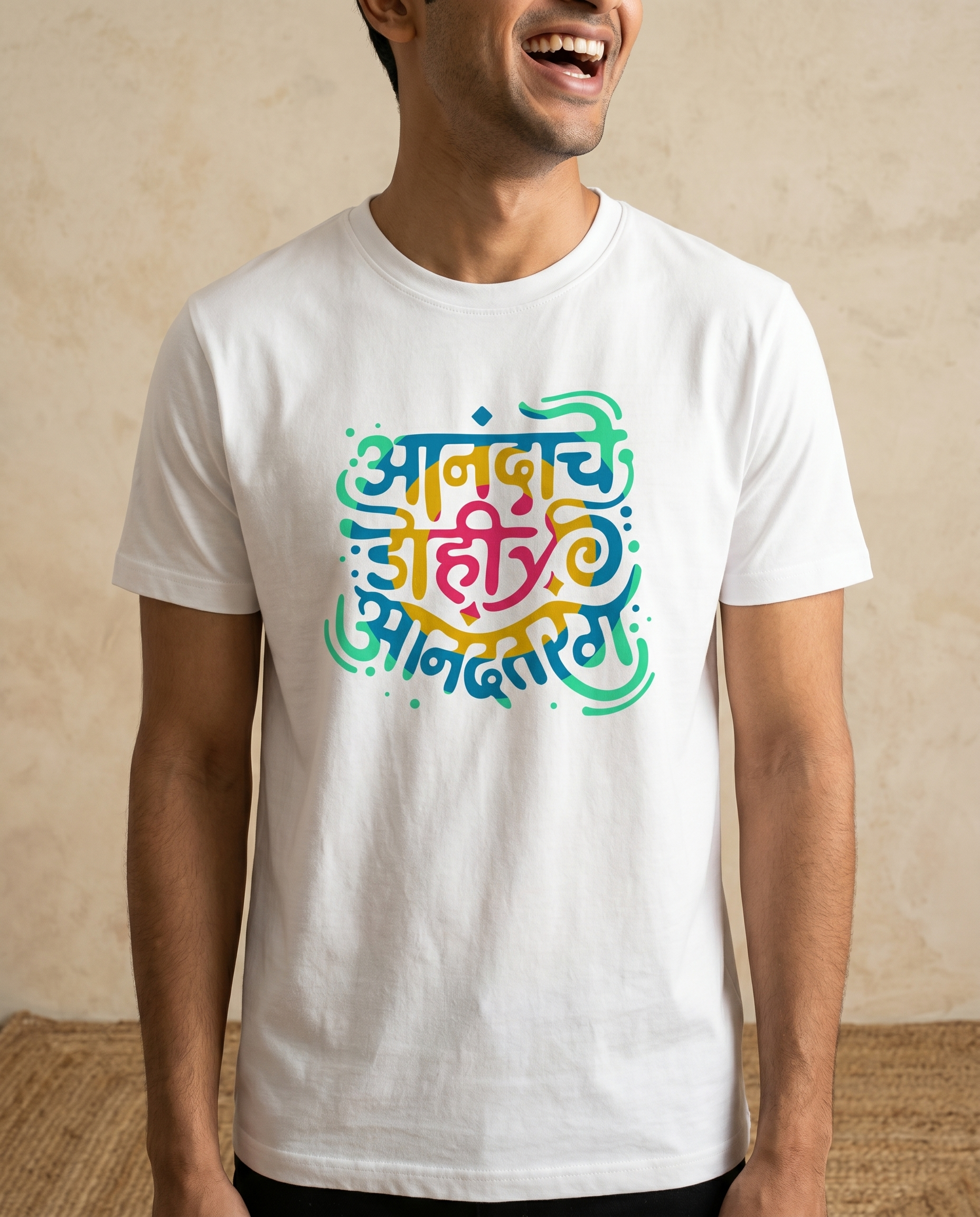Anandache Dohi - White - Unisex Adults T-shirt