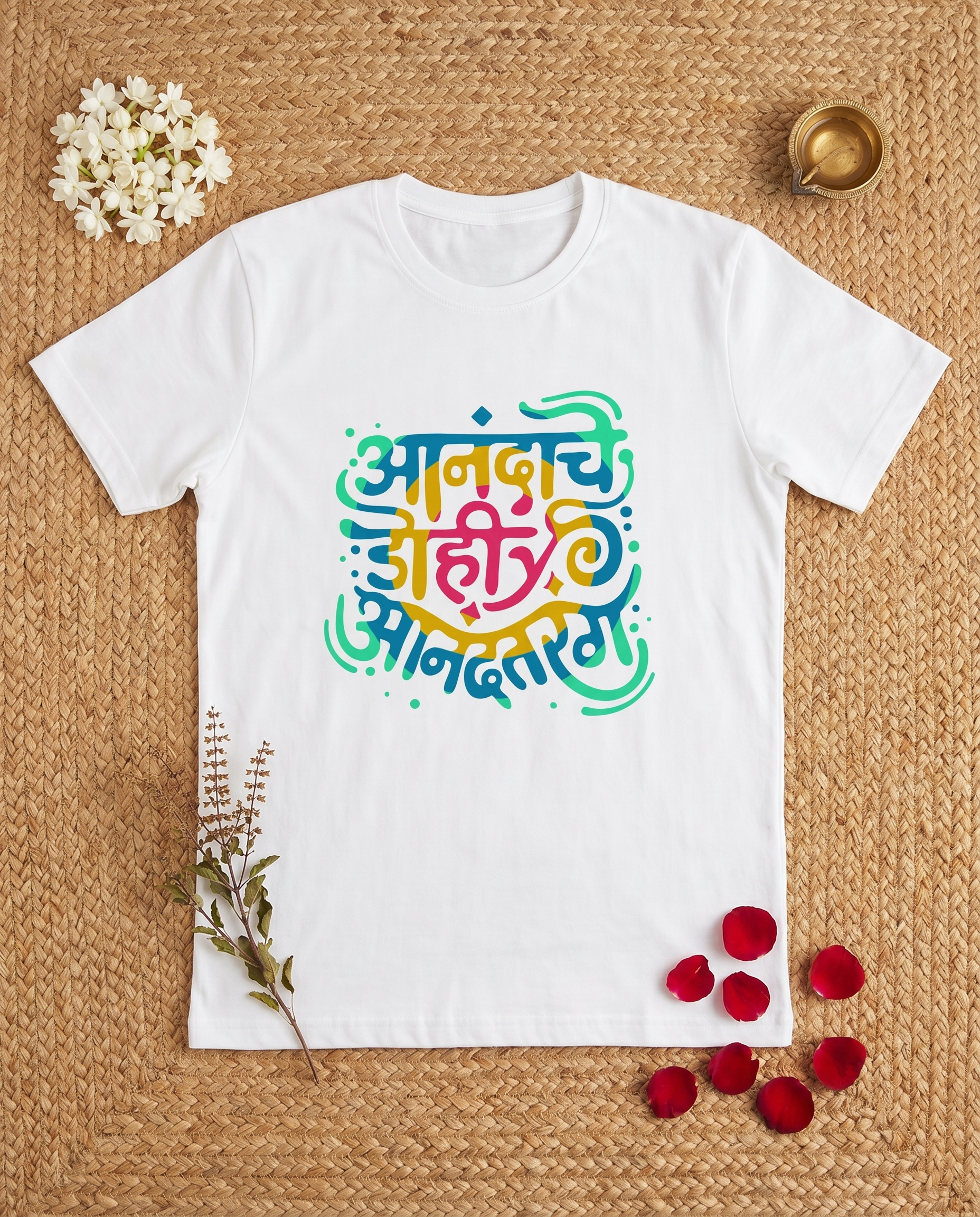 Anandache Dohi - White - Unisex Adults T-shirt