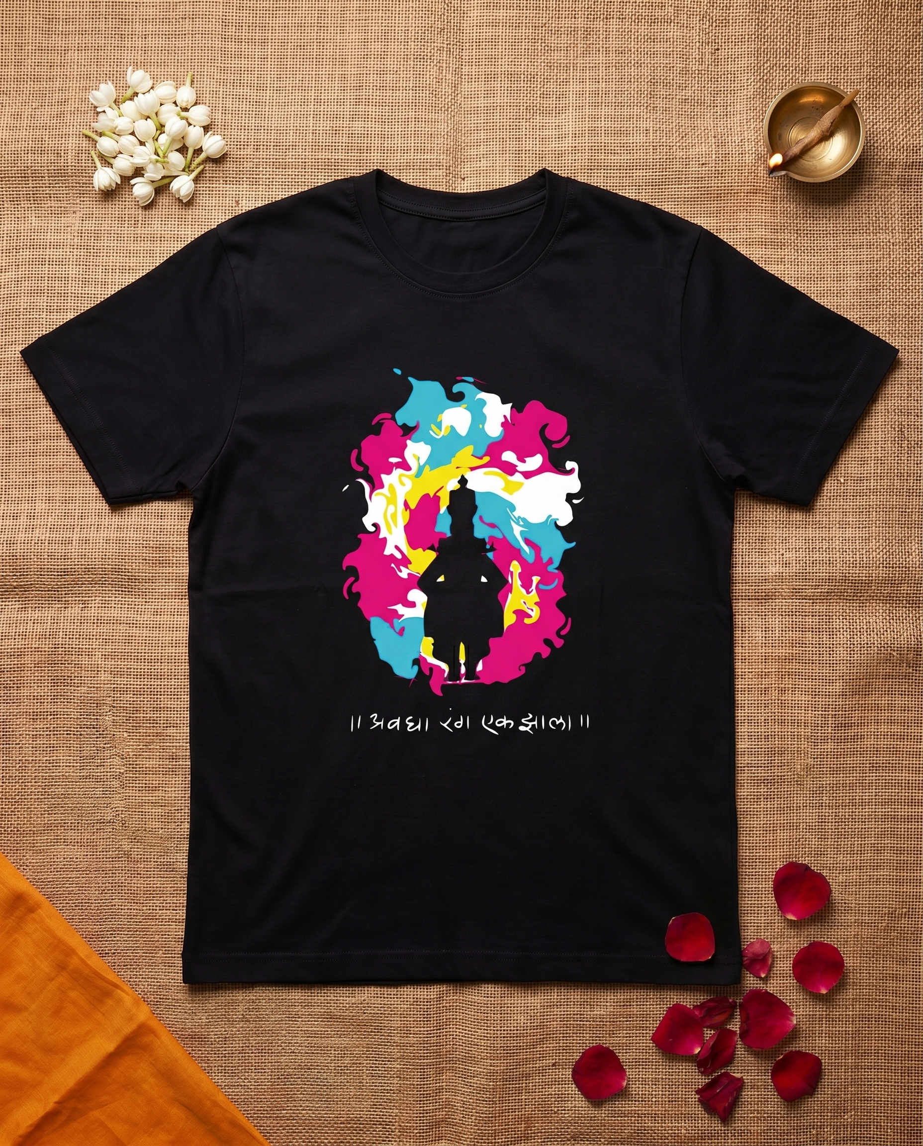 Avagha Rang - Black - Unisex Adults T-shirt