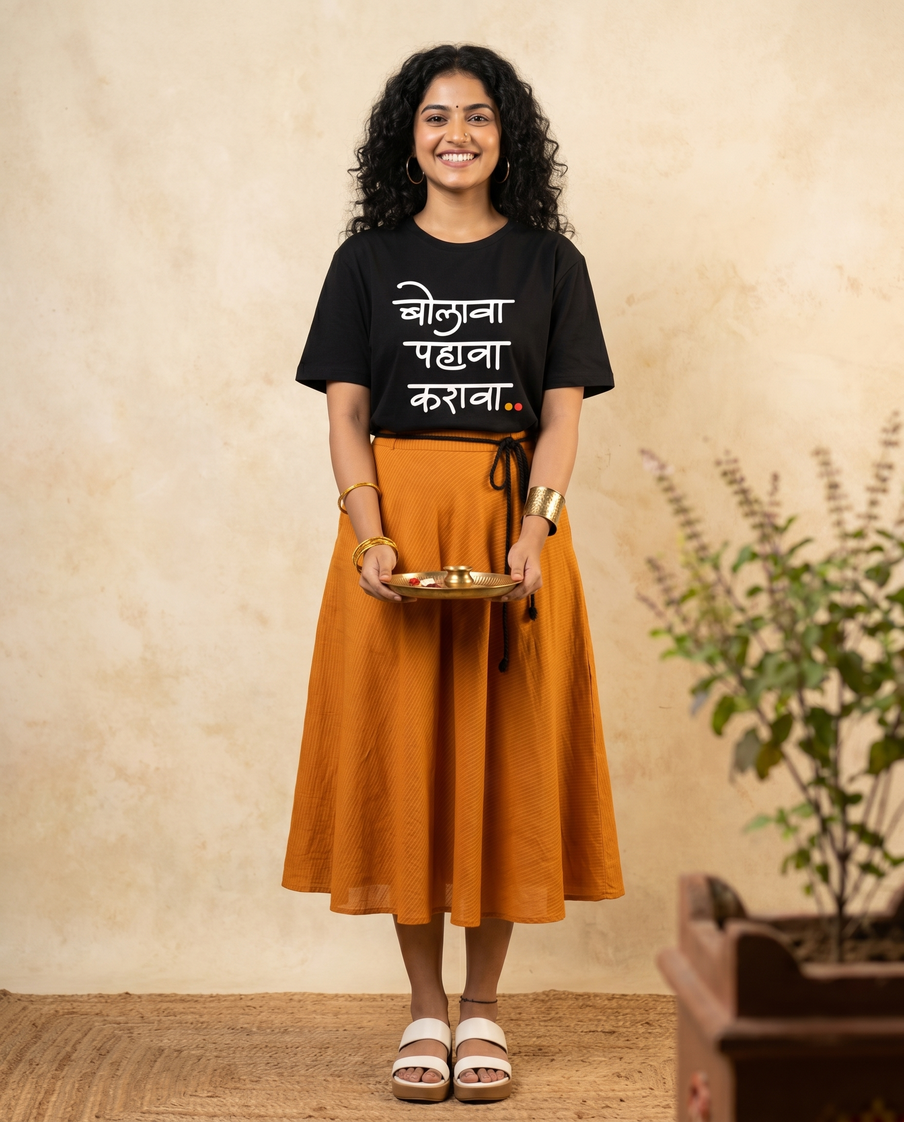 Bolava Vitthal - Black - Unisex Adults T-shirt