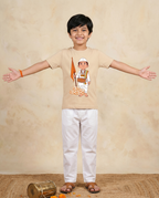 Chhota Varkari - Beige - Unisex Kids T-shirt