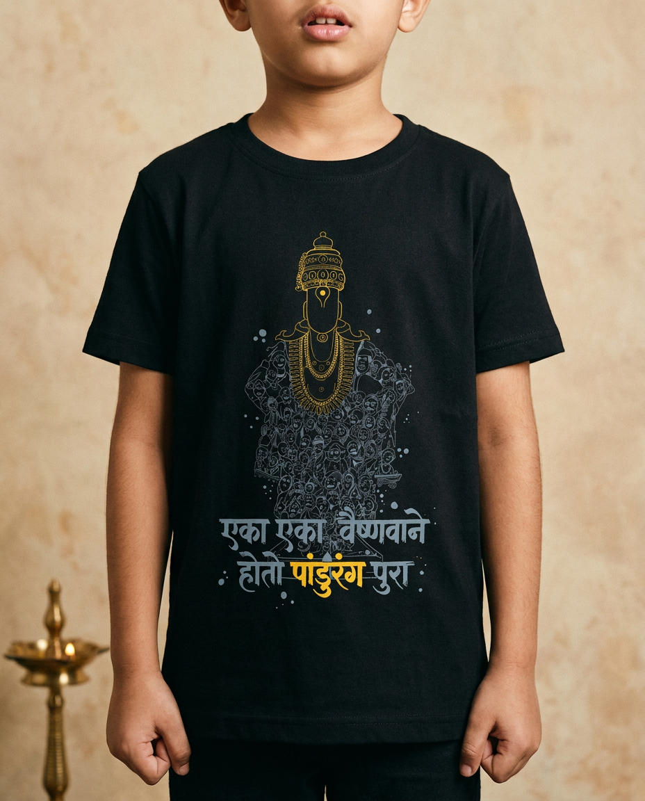 Eka Eka Vaishnavane - Black - Unisex Kids T-shirt