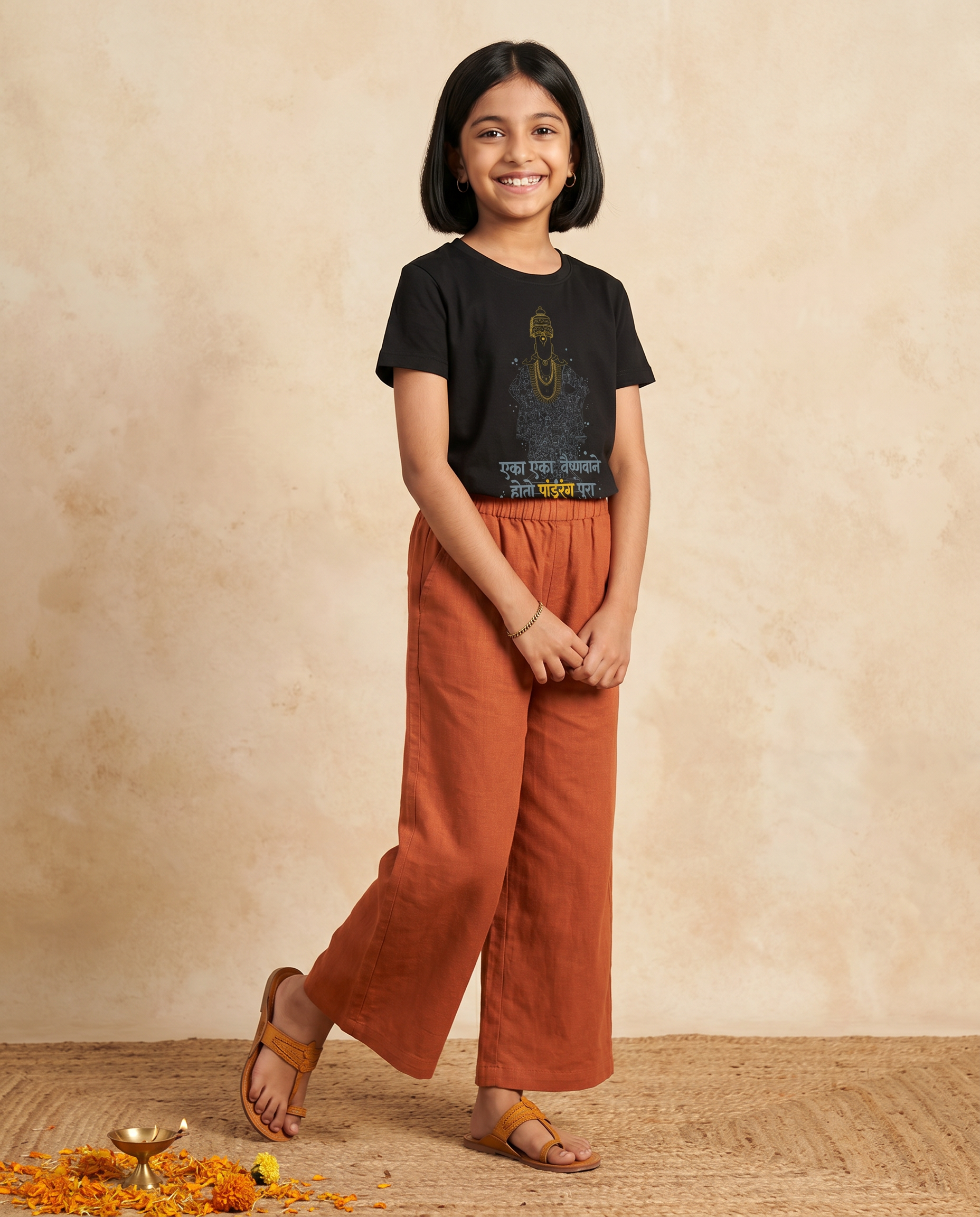 Eka Eka Vaishnavane - Black - Unisex Kids T-shirt
