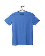 Ice Blue Half Sleeve Plain Kids T-Shirt