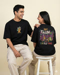 Silly Things - Black - Oversized Adults T-Shirt