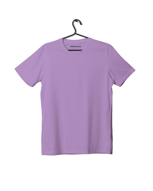 Purple Half Sleeve Plain Kids T-Shirt