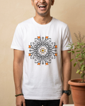 Ringan Mandala - White - Unisex Adults T-shirt