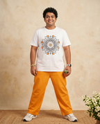 Ringan Mandala - White - Unisex Adults T-shirt