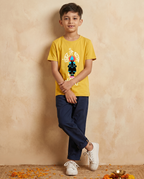 Sundar Te Dhyan - Yellow - Unisex Kids T-shirt