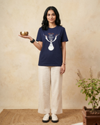 Tuka Aakasha Evdha - Navy Blue - Unisex Adults T-shirt