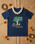 Vrukshavalli Aamha Soyari - Navy Blue - Unisex Kids T-shirt
