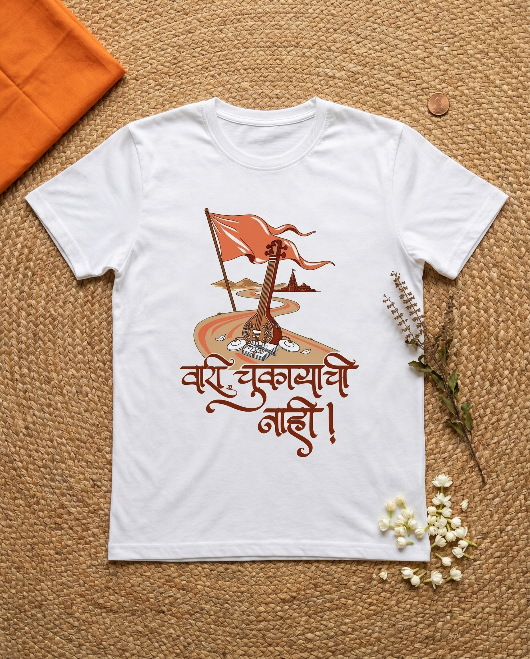 Vaari Chukayachi Nahi - White - Unisex Adults T-shirt