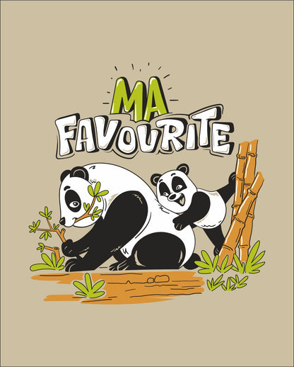 Maa Favourite - Beige - Kids Unisex T-shirts