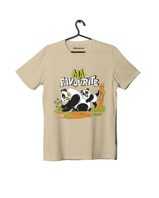 Maa Favourite - Beige - Kids Unisex T-shirts
