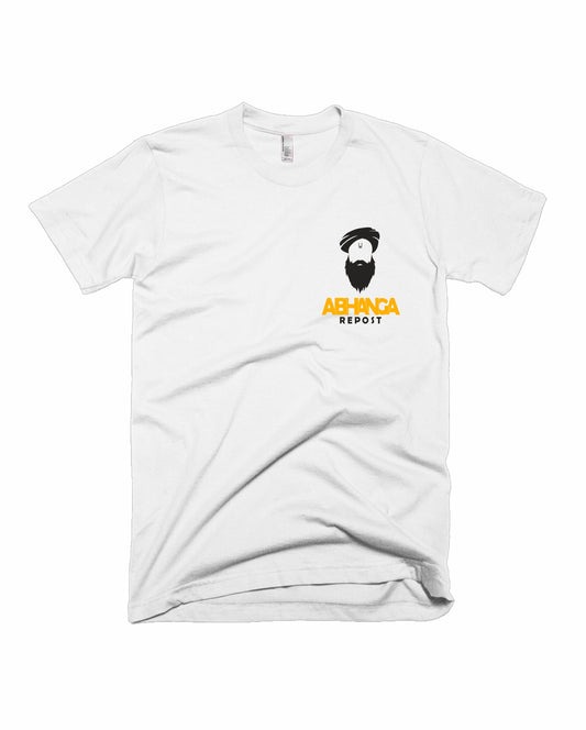 Abhanga Repost - White - Unisex Adults T-shirt