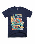 Altitude Attitude - Navy Blue - Unisex Adults T-shirt