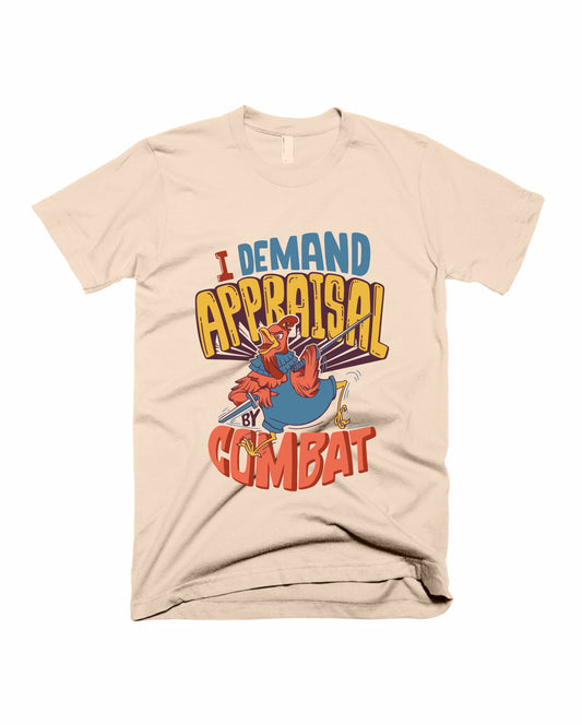 Appraisal By Combat - Beige - Unisex Adults T-shirt