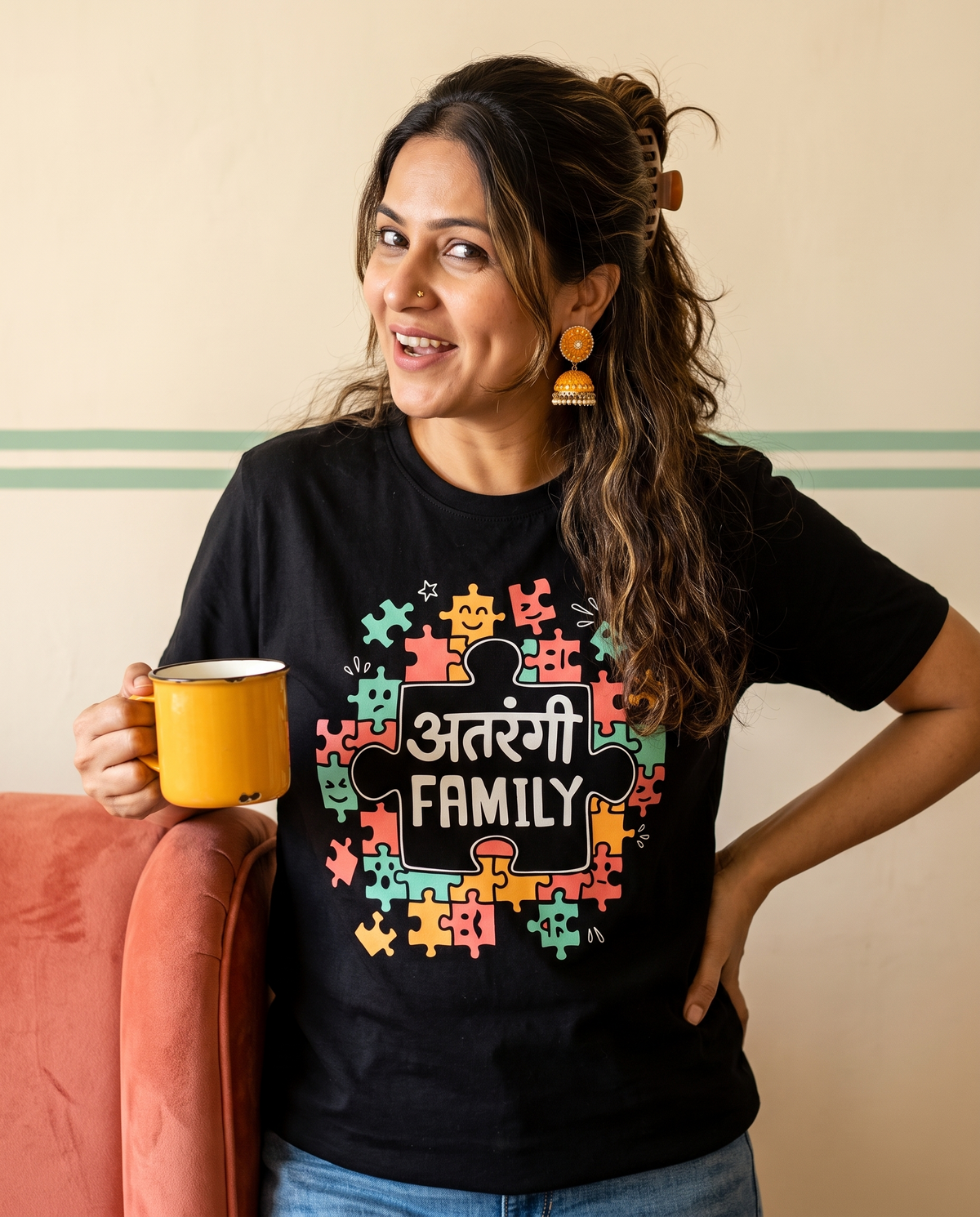Atarangi Family - Black - Unisex Adults T-shirt