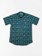 Baby Giraffes - Sanganeri Print – Men’s Pure Cotton Regular Shirt