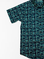 Baby Giraffes - Sanganeri Print – Men’s Pure Cotton Regular Shirt