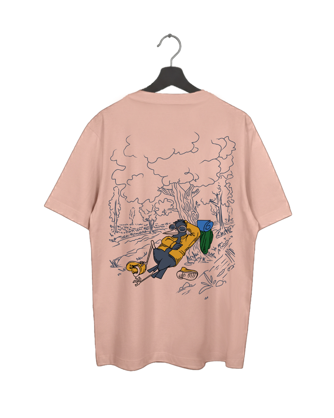 Befikar Parinda - Light Caramel - Oversized Adults T-Shirt