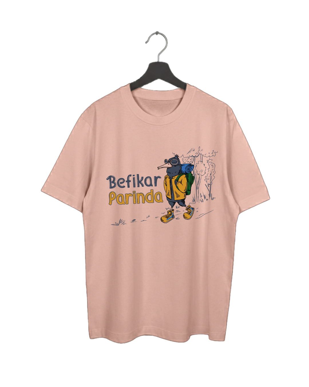 Befikar Parinda - Light Caramel - Oversized Adults T-Shirt