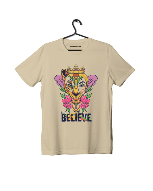 Believe - Beige - Girls T-shirt