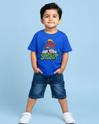 Full Adhikari - Royal Blue - Unisex Kids T-shirt
